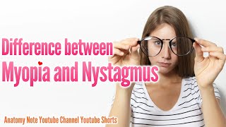 Difference between Myopia and Astigmatism shorts anatomynote [upl. by Mela]