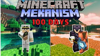 I Survived 100 Days in a FLOODING NUCLEAR REACTOR as a MEKANISM ENGINEER in Hardcore Minecraft [upl. by Alleen]