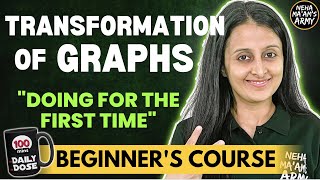 TRANSFORMATION OF GRAPHS BEGINNERS COURSE JEE 2025  2026 FULL PREP FRM ZERO MATHEMATICALY INCLINED [upl. by Georgeanna707]