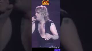 Ozzy Osbourne  Paranoid Live 1983 shorts [upl. by Ynej]