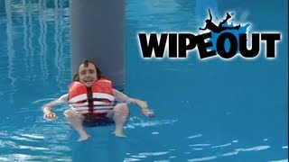 Richard Hammond Falls off The Sweeper  Wipeout HD [upl. by Auod]