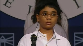 2004 Scripps National Spelling Bee  Speller Faints [upl. by Ellehcal649]