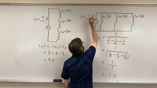 Adding Inductors in Series and Parallel [upl. by Roderic]