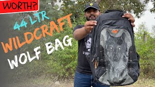 🤷🏼‍♂️Worth  🔥Wildcraft 44 Ltrs Casual Backpack 11629WolfBlack  Tamil Review  Gapja [upl. by Higgins]