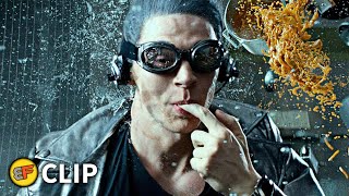 Quicksilver Kitchen Scene  XMen Days of Future Past 2014 Movie Clip HD 4K [upl. by Waverly]