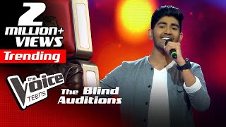 Shemil Clinson  En Jeevan  Blind Auditions  The Voice Teens Sri Lanka [upl. by Anahcar106]