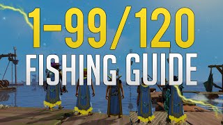 Runescape 3  199120 Fishing guide 2022 [upl. by Rehportsirhc]