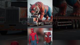 superheroes giant tiger evaluated 😱💥 Marvel amp DCAll Characters marvel avengersshortsrobot [upl. by Ordnasil354]