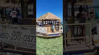 Tiki Huts at Crab Island Destin Florida [upl. by Legyn]