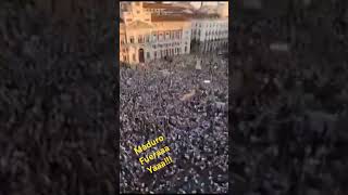 Concentración de Venezolanos en Madrid [upl. by Ardnassela977]