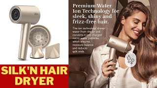 Silkn Hair Dryer I SilkyAir Pro I Premium Water Ionic Blow Dryer with Diffuser and Concentrator [upl. by Renate]