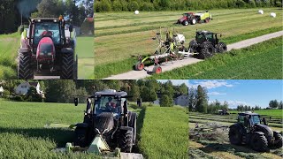 Valtra N175 amp T191 with claas in 1 cut [upl. by Otecina]