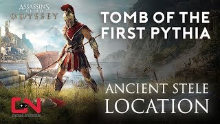 Assassins Creed Odyssey  Tomb of the First Pythia  Ancient Stele Location [upl. by Nonnek138]