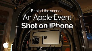 Behind the scenes An Apple Event shot on iPhone [upl. by Trici]