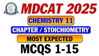 MDCAT Chemistry MCQs  How To Ace Chem amp Score 100 2025 [upl. by Yllehs]