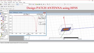 Microstrip Patch Antenna  Using HFSS 2022  Design for Any Frequency With MATLAB Code [upl. by Auqinahc]