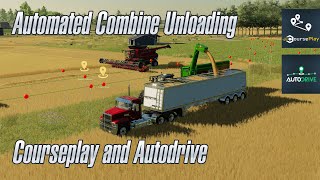 Automate your Harvest with Autodrive and Courseplay  FS22 Tutorial [upl. by Naryt]