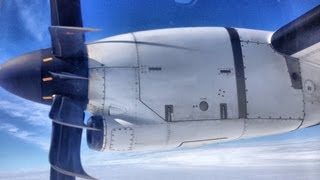 ATR72 engine start take off climb [upl. by Kylila198]