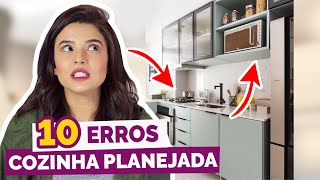 10 ERROS DE COZINHAS PLANEJADAS dicas para não errar  DicaDaPâ [upl. by Euqinay]