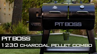 Introducing the AllNew 1230 Charcoal Pellet Combo Grill  Pit Boss Grills [upl. by Debarath352]