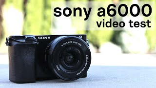 sony a6000 video test amp vlogging test kit lens [upl. by Josey]