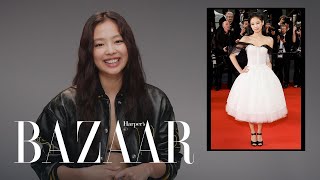 JENNIE Had Her Princess Moment at ‘The Idol’ Premiere  Fashion Flashback  Harpers BAZAAR [upl. by Chubb]