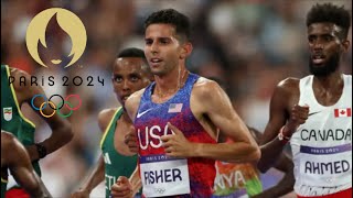 2024 Paris Summer OlympicsTrack amp FieldGrant Fisher wins Bronze in Men’s 10000m [upl. by Alyek]