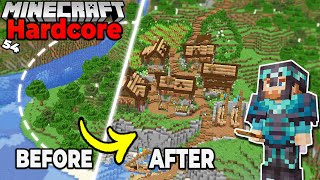 I Built a FISHERMAN Village in Minecraft Hardcore 120 Survival Lets Play [upl. by Crystal]