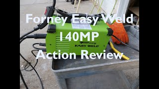 Forney 140MP Welder Action Review [upl. by Kameko]