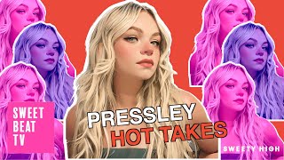 Pressley Hosbach Plays Hot Takes With Sweety High [upl. by Dubois175]