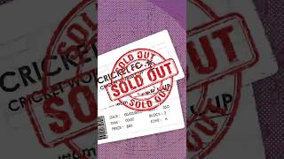 ICC Cricket World Cup 2023 India tickets scam  Bharat vs Pak final tickets  cricket trending [upl. by Alyakim97]