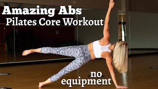 No Equipment Pilates Abs Workout  15 Minutes [upl. by Kimball]