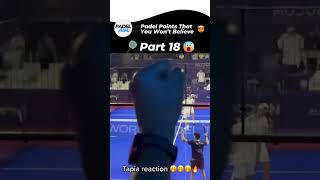 Padel Points That You Wont Believe  Part 18 Padel Shorts [upl. by Sualokcin]