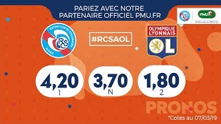 RacingOlympique Lyonnais J28 Ligue 1 1819  les clés du match avec PMUfr [upl. by Elletsyrc584]