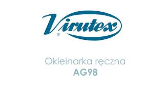 Okleinarka ręczna Virutex AG98 [upl. by Inuat]