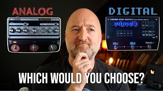 Analog vs Digital Delay Riffs  Boss DM101 and SDE3000D Pedal Demo [upl. by Mavilia]