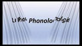 La phonologie 1 [upl. by Drake854]