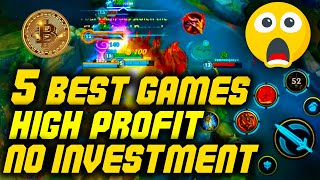 5 Best FREE Play to Earn Crypto NFT Games with ZERO Investment 🤯 [upl. by Anal]