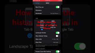 How to clear safari all pages in iPhone [upl. by Koziarz752]