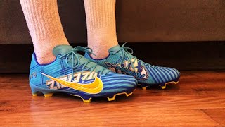 Nike Mercurial Zoom Vapor 15 Aacdemy KM MG Unboxing  On Feet Kylian Mbappe Edition [upl. by Fleurette]