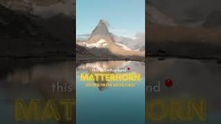 You Wont Believe This View 📍 Matterhorn Switzerland [upl. by Hamnet841]