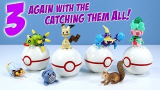 MEGA Construx Pokemon Series 3 Mimikyu Poliwag Crabrawler and More Review [upl. by Otsuaf]