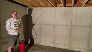 Damp Basement Protection Dampproofing Basement Walls  Deco 20 Sealer  ICCES Approved [upl. by Lleumas641]