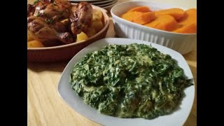 Delicious Creamed Spinach [upl. by Aiuqet]