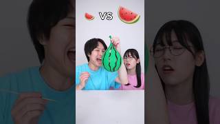 Small Watermelon 🍉 Vs Big Watermelon Challenge  🤯💥 shorts shortsfeed ytshorts viralshorts [upl. by Johst]