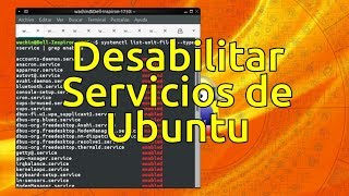 Cómo desactivardeshabilitar o activarhabilitar servicios al iniciar sesión en Ubuntu 16041804 [upl. by Ahsas]