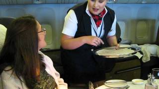 British Airways  First Class  Chicago to London [upl. by Llewen]