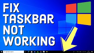 How To Fix Taskbar Not Working in Windows 10 [upl. by Oninrutas927]