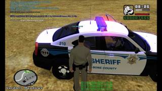 BCSD Chase Ends in Crash  GTA SA Fort Carson RP [upl. by Nowyt]