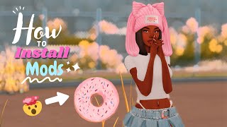 How to INSTALL Mods in 2024😱 The Sims 4 Tutorial [upl. by Laira]